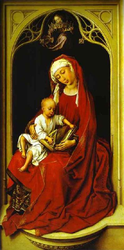 Rogier van der Weyden Madonna in Red  e5 oil painting image